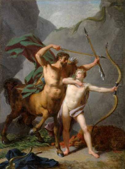 Baron Jean-Baptiste Regnault Achilles educated by Chiron china oil painting image